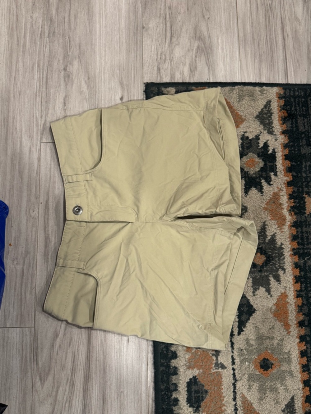 Patagonia women’s size 0 Khaki Flat-Front Outdoor sShorts